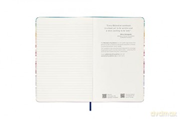 Moleskine Notebook Missoni Turquoise Chevron Limited Edition, Canvas Hard Cover and Elastic Closure Journal, Large Size 13 x 21 cm - Moleskine [KSIĄŻKA]