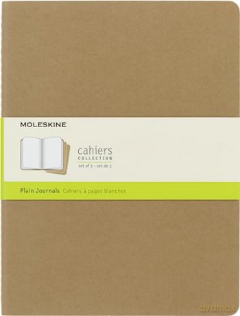 Moleskine Plain Cahier Cover, Kraft Brown, X-Large - Moleskine [KSIĄŻKA]