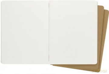 Moleskine Plain Cahier Cover, Kraft Brown, X-Large - Moleskine [KSIĄŻKA]