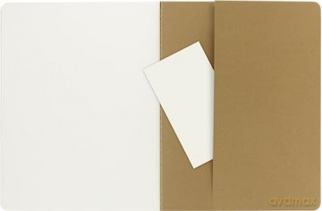 Moleskine Plain Cahier Cover, Kraft Brown, X-Large - Moleskine [KSIĄŻKA]
