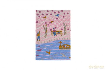 Moleskine Sakura Collector's Box, Set with Limited Edition Notebook, Sakura Notebook, Fabric Hard Cover, Dimensions Large 13 x 21 cm, Dark Pink Colour - Moleskine [KSIĄŻKA]