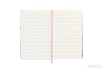 Moleskine Sakura Collector's Box, Set with Limited Edition Notebook, Sakura Notebook, Fabric Hard Cover, Dimensions Large 13 x 21 cm, Dark Pink Colour - Moleskine [KSIĄŻKA]