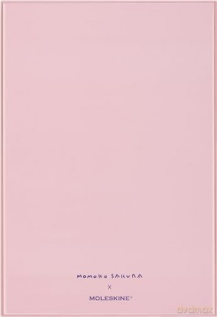 Moleskine Sakura Gift Set by Momoko Sakura, 2 Limited Edition Notebooks with Ruled and Plain Layout, Hardcover, and a Pouch in a Reusable Box, Asian Collection 2024, Large Format 13 x 21 cm [KSIĄŻKA]