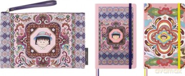 Moleskine Sakura Gift Set by Momoko Sakura, 2 Limited Edition Notebooks with Ruled and Plain Layout, Hardcover, and a Pouch in a Reusable Box, Asian Collection 2024, Large Format 13 x 21 cm [KSIĄŻKA]