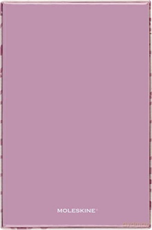 Moleskine Sakura Notebook Set, Set with Two Limited Edition Notebooks, Sakura Notebook, Lined Layout and Blank Pages, Fabric Hard Cover, Dimensions Large 13 x 21, Dark Pink Colour - Moleskine [KSIĄŻKA]