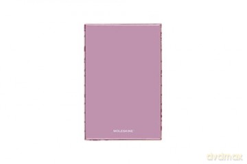 Moleskine Sakura Notebook Set, Set with Two Limited Edition Notebooks, Sakura Notebook, Lined Layout and Blank Pages, Fabric Hard Cover, Dimensions Large 13 x 21, Dark Pink Colour - Moleskine [KSIĄŻKA]