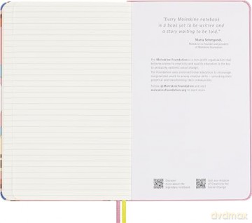 Moleskine Sakura undatierter Wochen Notizkalender, L/A5, Fester Einband [KSIĄŻKA]
