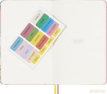 Moleskine Sakura undatierter Wochen Notizkalender, L/A5, Fester Einband [KSIĄŻKA]