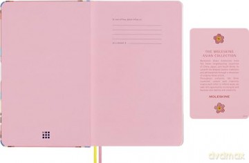 Moleskine Sakura undatierter Wochen Notizkalender, L/A5, Fester Einband [KSIĄŻKA]