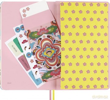 Moleskine Sakura undatierter Wochen Notizkalender, L/A5, Fester Einband [KSIĄŻKA]