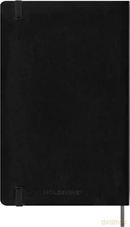 Moleskine Smart Notebook, Smart Writing System, Smart Notebook with Soft Cover, Ruled Pages and Elastic Closure, Large Format 13 x 21, Colour Black - Moleskine [KSIĄŻKA]