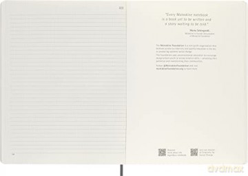 Moleskine Smart Notebook, Smart Writing System, Smart Notebook with Soft Cover, Ruled Pages and Elastic Closure, XL Format 19 x 25, Colour Black - Moleskine [KSIĄŻKA]
