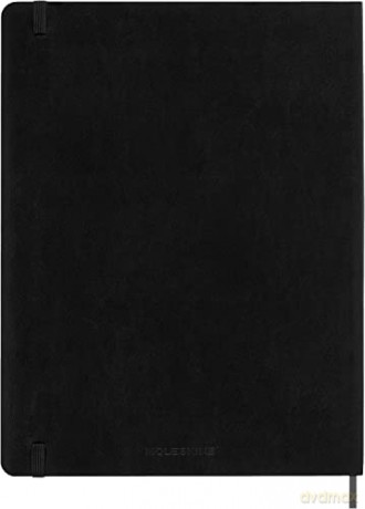 Moleskine Smart Notebook, Smart Writing System, Smart Notebook with Soft Cover, Ruled Pages and Elastic Closure, XL Format 19 x 25, Colour Black - Moleskine [KSIĄŻKA]