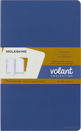 Moleskine Volant Journals Large Plain Forget.Blue Amber.Yellow - Moleskine [KSIĄŻKA]