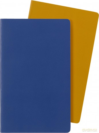 Moleskine Volant Journals Large Plain Forget.Blue Amber.Yellow - Moleskine [KSIĄŻKA]