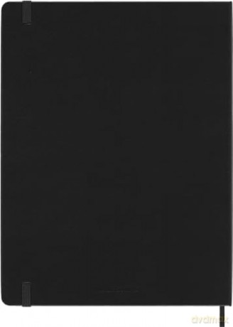 Moleskine Weekly Planner 2024-2025, Weekly Planner 18 Months 2025, With Space For Notes, With Hard Cover And Elastic Closure, Extra Large Size 19 x 25 cm, Color Black