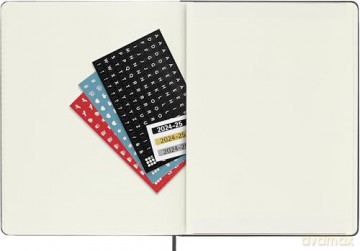 Moleskine Weekly Planner 2024-2025, Weekly Planner 18 Months 2025, With Space For Notes, With Hard Cover And Elastic Closure, Extra Large Size 19 x 25 cm, Color Black
