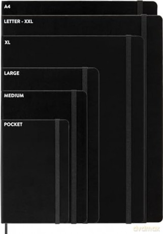 Moleskine Weekly Planner 2024-2025, Weekly Planner 18 Months 2025, With Space For Notes, With Hard Cover And Elastic Closure, Large Format 13 x 21 cm, Color Scarlet Red