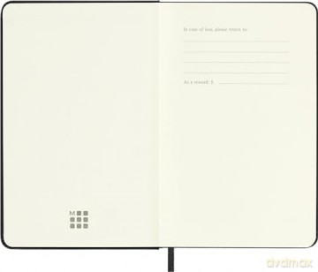 Moleskine Weekly Planner 2024-2025, Weekly Planner 18 Months 2025, With Space For Notes, With Hard Cover And Elastic Closure, Pocket Size 9 x 13 cm, Color Black [KSIĄŻKA]
