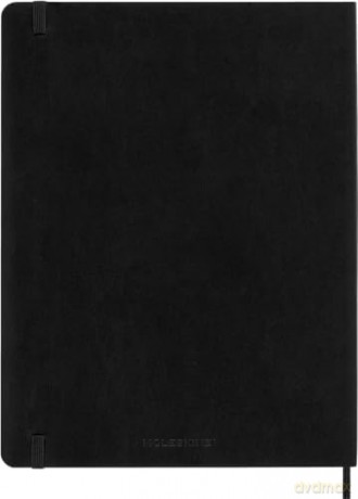 Moleskine Weekly Planner 2024-2025, Weekly Planner 18 Months 2025, With Space For Notes, With Soft Cover And Elastic Closure, Extra Large Size 19 x 25 cm, Color Black [KSIĄŻKA]