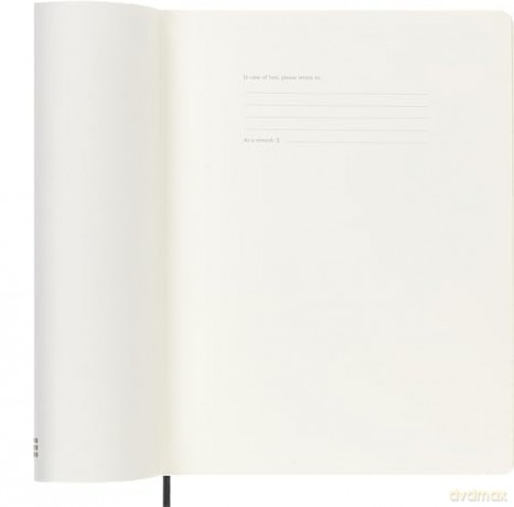 Moleskine Weekly Planner 2024-2025, Weekly Planner 18 Months 2025, With Space For Notes, With Soft Cover And Elastic Closure, Extra Large Size 19 x 25 cm, Color Black [KSIĄŻKA]