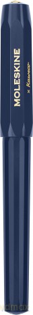 Moleskine x Kaweco Ballpen Refillable Pen in ABS plastic for Writers, Note-takers, Refill 1.0 mm with Blue Ink Included, Color Blue - Moleskine