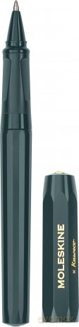 Moleskine x Kaweco Ballpen Refillable Pen in ABS plastic for Writers, Note-takers, Refill 1.0 mm with Blue Ink Included, Color Green - Moleskine