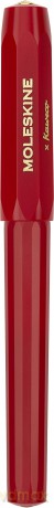 Moleskine x Kaweco Ballpen Refillable Pen in ABS plastic for Writers, Note-takers, Refill 1.0 mm with Blue Ink Included, Color Red - Moleskine