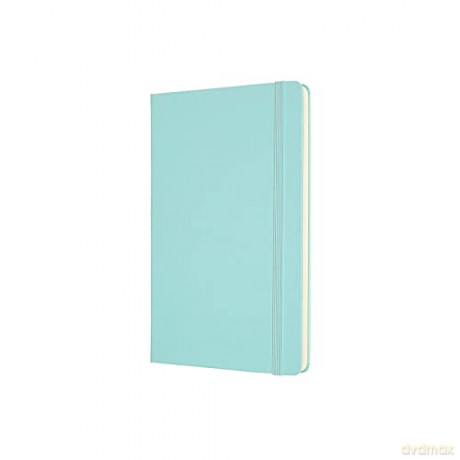 Moleskine, Bullet Notebook Art Collection, Sketch Pad, Drawing Notebook, Blank or Lined Pages, Hard Cover, Large Format 13x21 cm, Aquamarine Colour [KSIĄŻKA]