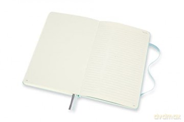 Moleskine, Bullet Notebook Art Collection, Sketch Pad, Drawing Notebook, Blank or Lined Pages, Hard Cover, Large Format 13x21 cm, Aquamarine Colour [KSIĄŻKA]