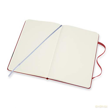 Moleskine, Limited Edition Notebook, Pinocchio Mangiafuoco, Lined Layout and Hard Cover, Large Format 13x21 cm, Scarlet Red Colour, 192 Pages [KSIĄŻKA]