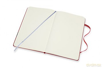 Moleskine, Limited Edition Notebook, Pinocchio Mangiafuoco, Lined Layout and Hard Cover, Large Format 13x21 cm, Scarlet Red Colour, 192 Pages [KSIĄŻKA]