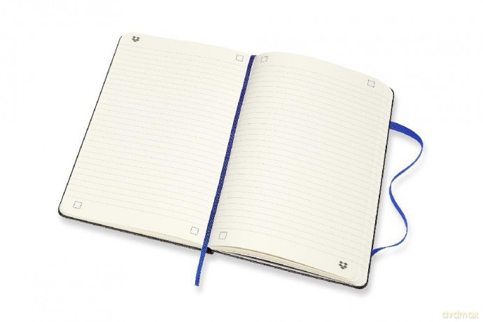 Moleskine+ Dropbox Connected Large Ruled Hardback Smart Notebook - Moleskine [KSIĄŻKA]