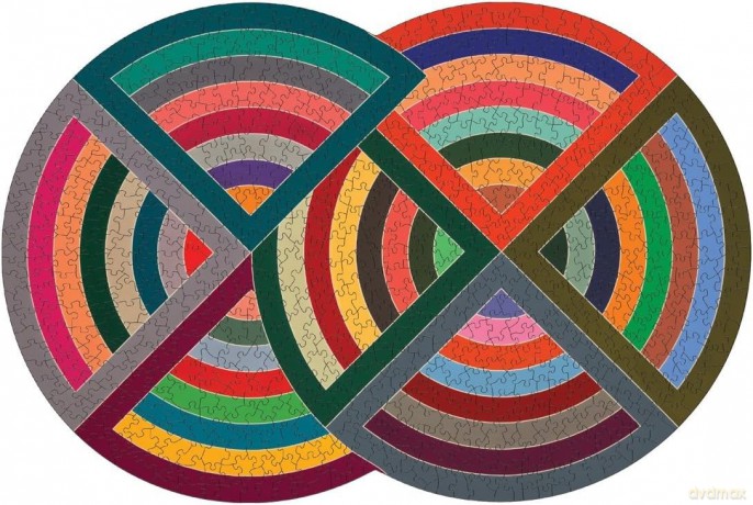 Moma Frank Stella 750 Piece Shaped Puzzle - Sarah McMenemy [KALENDARZ]