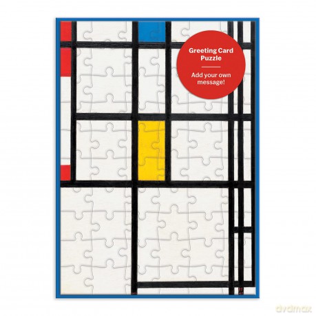 MoMA Mondrian Greeting Card Puzzle - Galison [KSIĄŻKA]