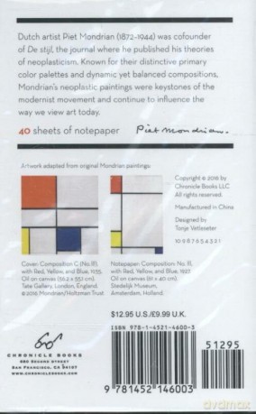 Mondrian Notes: Notepad - Piet Mondrian [KSIĄŻKA]