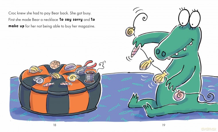 Money Matters: Croc Borrows Money - Sue Graves [KSIĄŻKA]