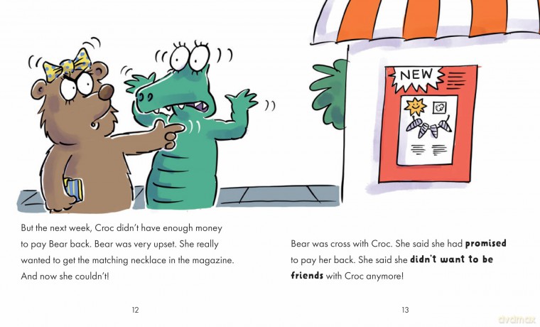 Money Matters: Croc Borrows Money - Sue Graves [KSIĄŻKA]