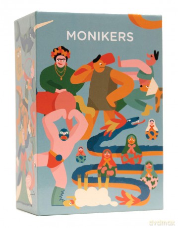 Monikers Card Game - The perfect party game for 17+ years [KSIĄŻKA]