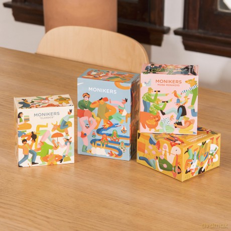 Monikers Card Game - The perfect party game for 17+ years [KSIĄŻKA]
