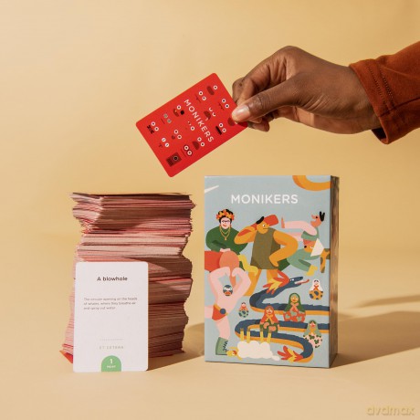 Monikers Card Game - The perfect party game for 17+ years [KSIĄŻKA]