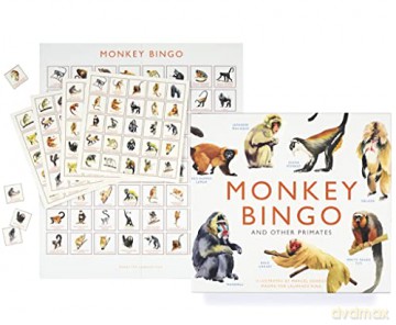 Monkey Bingo: And Other Primates (Magma for Laurence King) - Marcel George [KSIĄŻKA]