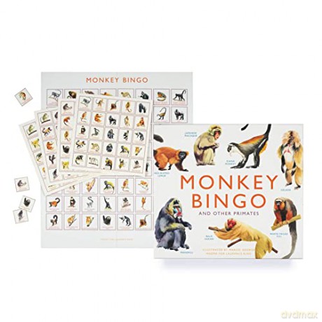 Monkey Bingo: And Other Primates (Magma for Laurence King) - Marcel George [KSIĄŻKA]