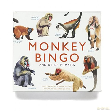 Monkey Bingo: And Other Primates (Magma for Laurence King) - Marcel George [KSIĄŻKA]