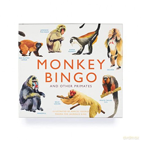 Monkey Bingo: And Other Primates (Magma for Laurence King) - Marcel George [KSIĄŻKA]
