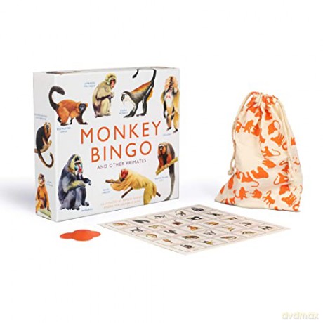 Monkey Bingo: And Other Primates (Magma for Laurence King) - Marcel George [KSIĄŻKA]