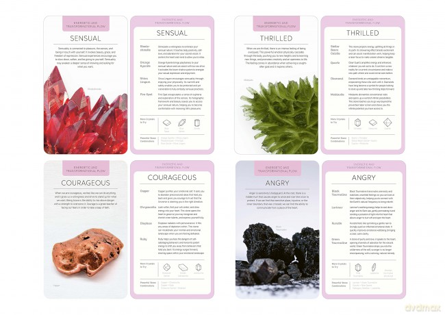 Mood Crystals Card Deck: Find the right crystal for every emotion in 50 cards - Christel Alberez [KSIĄŻKA]