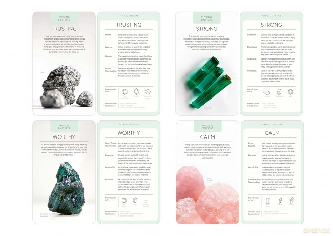 Mood Crystals Card Deck: Find the right crystal for every emotion in 50 cards - Christel Alberez [KSIĄŻKA]
