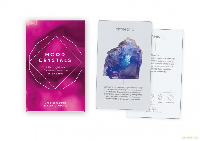 Mood Crystals Card Deck: Find the right crystal for every emotion in 50 cards - Christel Alberez [KSIĄŻKA]