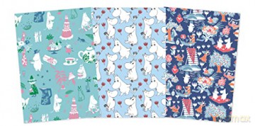Moomin Classics Set of 3 Midi Notebooks (Midi Notebook Collections) - Flame Tree Studio [KSIĄŻKA]